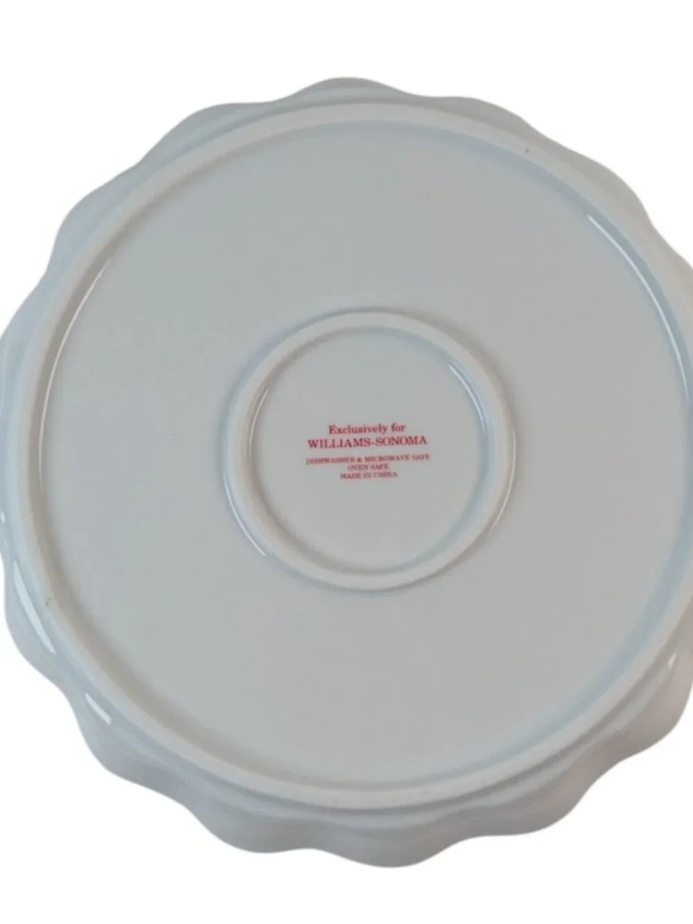 Williams Sonoma Pie Plate Baking Dish Twas the Night Before Christmas 9